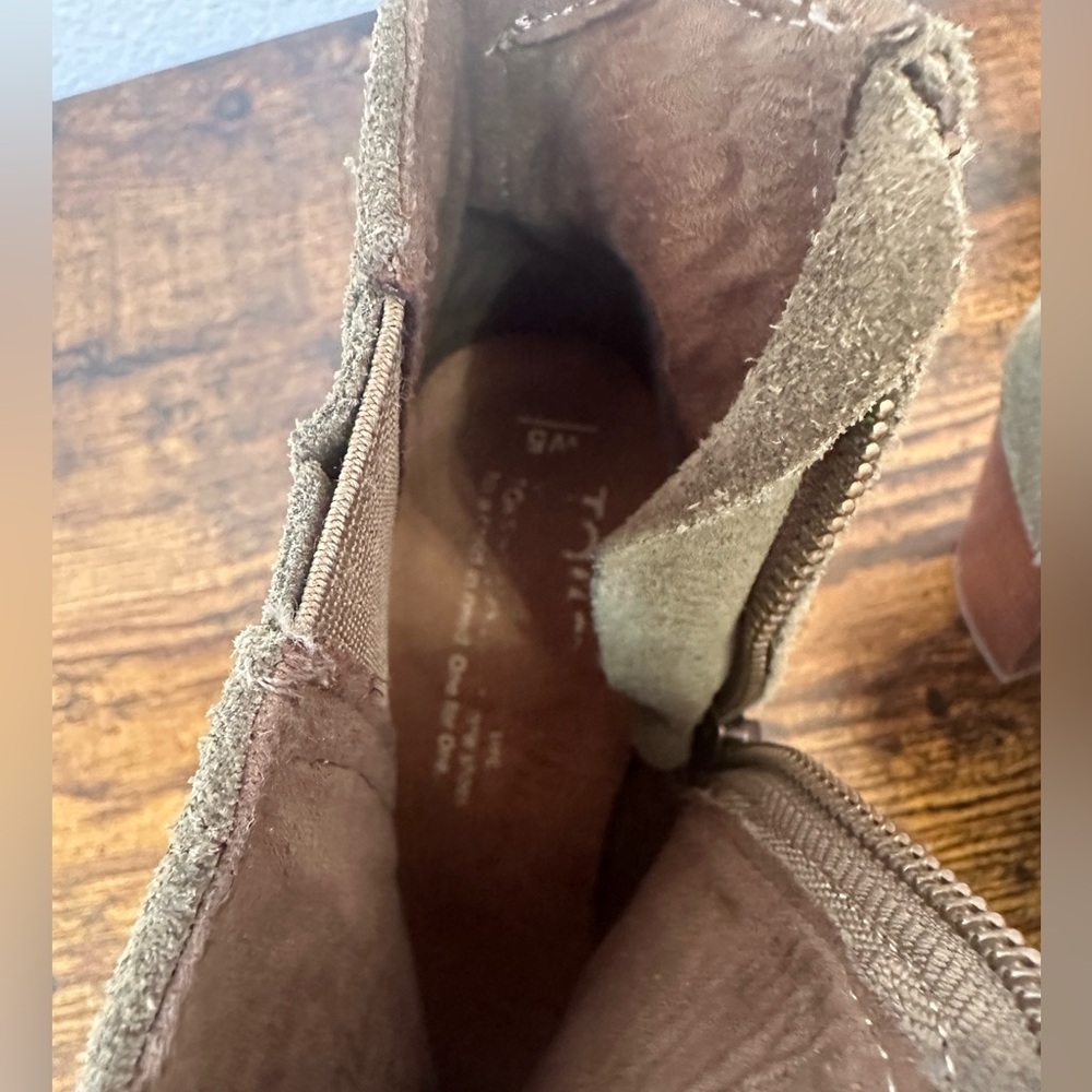 Toms Green Majorca Peep Toe Bootie - Picture 10 of 12